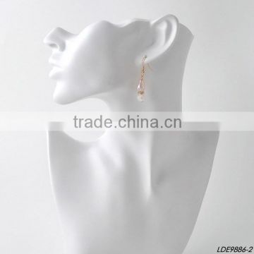 beautiful delicate broken glass effect earring