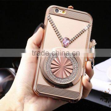 Aluminum Shockproof Diamond for Iphone 6 Case 2016 New Arrival