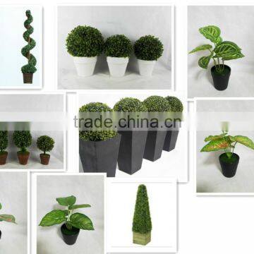 China Munufacturer artificial house plants and artificial topiary