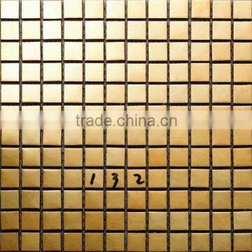 Stainless steel material china manufacturer gold metal mosaic