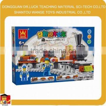 mini Train Block toy Set wange building blocks