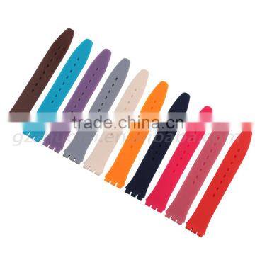 cheap multi color 17|19mm diver rubber watch strap