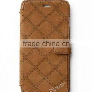 Create your own phone high impact custom made genuine leather case cover for iphone 6