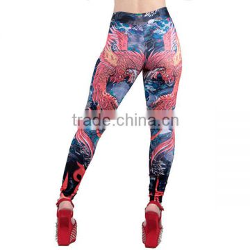 Woman Body Fitted Yoga Printed Leggings/Tights Full Sublimated Custom design