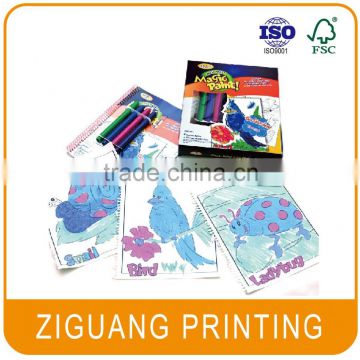 Hot Selling Kids Painting Book with Magic Pen