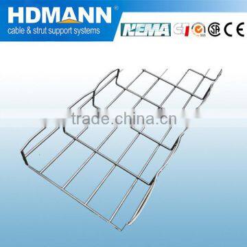 steel wire mesh galvanized ventilated type basket cable tray