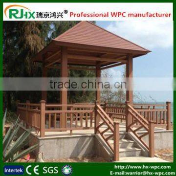 Garden or outdoor public landscape WPC material gazebo 3*3m