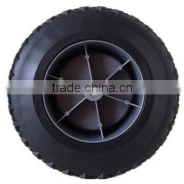 10 Inch Plastic Wheel for Air Compressor, Trolley, Hand Truck, Generator photo-3