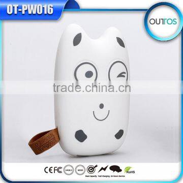 Unique design portable charger totoro power bank 6600mah 7200mah for apple samsung nokia