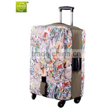 HOT DESIGN Waterproof Spandex Luggage Suitcase Cover