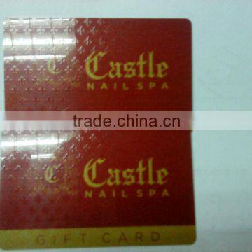 Clear UV Oil PVC Card Membership VIP Card