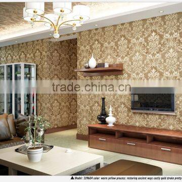 Beautiful interior decoration classic flower wall wallpaper