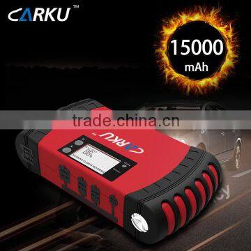 15000mAh Toyota Parts Accessories Tool Set Multi-function Powerbank LCD Display Auto Battery Portable Vehicle Car Jump Starter photo-2