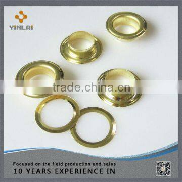 Metal round eyelets with washer