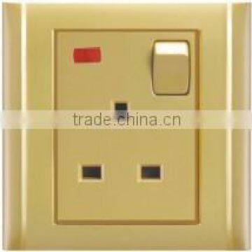 Eletrical switch and socket with neon