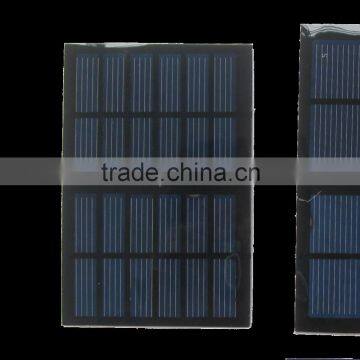 High efficiency A-grade monocrystalline 5V 1.5W small size PET solar panel for power bank