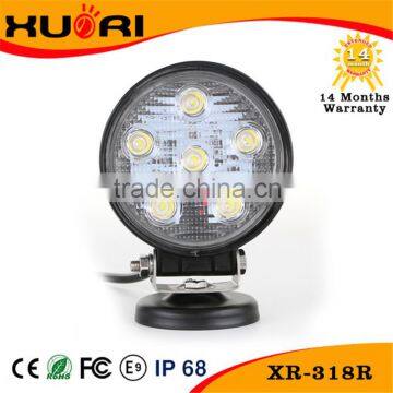 HOT SALE!!! 4 inch 18W LED Work Light Epistar Series led work light ,12V 6000k led work light with spot/flood beam for trucks