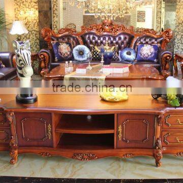 High Quality Living Room Furniture Classic Wooden TV Table photo-5