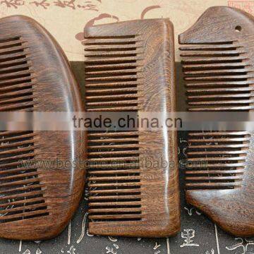 Afro Flea Wooden Barber Hair Comb photo-3