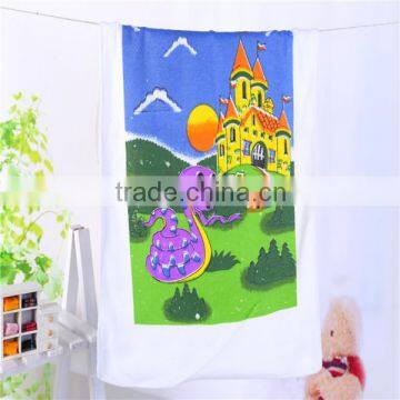 wholesale low price microfiber printed tea towel