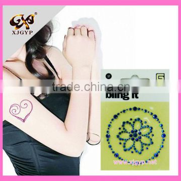 Jewelry body tattoo stickers crystal/diamante/rhinestone/gem sticker GEM10013