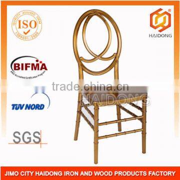 Factory wholesale gold infinity Chair, wedding rental chair, event phoenix chair, chiavari chair