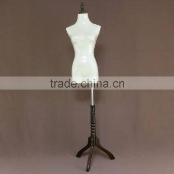 Adjustable female mannequin abric covered dress form/dressmaker tailors dummy