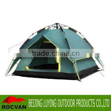 double layer traveling outdoor automatic tent