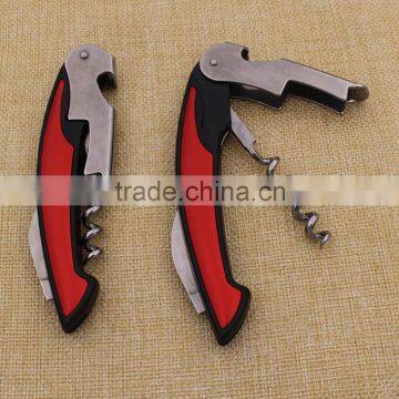 Promotional multifunction aluminum corkscrew bottle opener