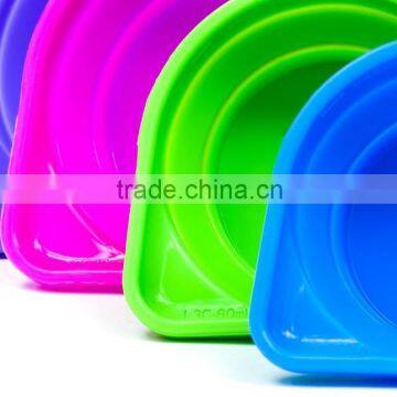 Silicone Collapsible Measuring Cups Set By Nature's Kitchen photo-5