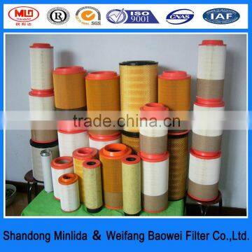 high quailty iso 16949 air filter for tractor