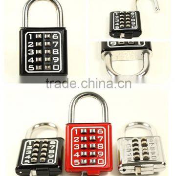 2016 New Product Fashion Zinc Alloy Small Digital Lock With Code