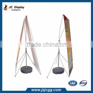 2015 aluminum and plastic pole water inject x banner stand in China