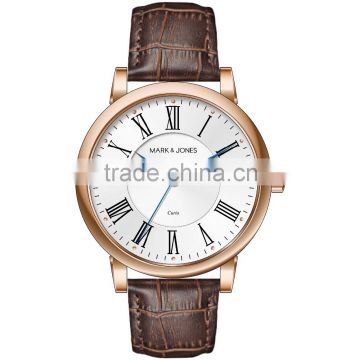 2016 new Classical rose gold Stainless steel quartz mens cool watches with hign quality