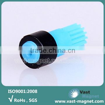 Small strong bonded neodymium magnet rotor