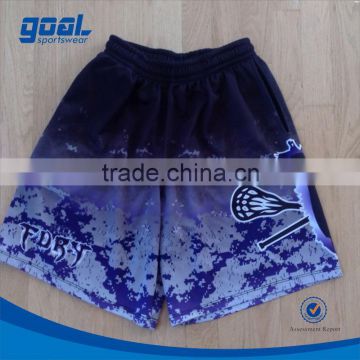 Latest design no minimum kids lacrosse short