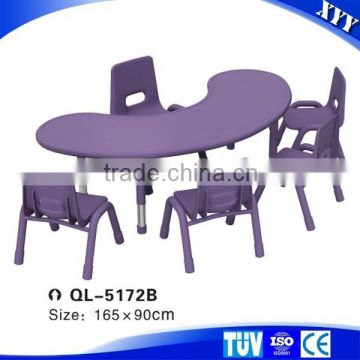 Hot sale plastic kindergarten tables and chairs