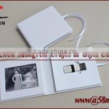 2015 Leather Photo USB Case Cover Folio Box album Holder