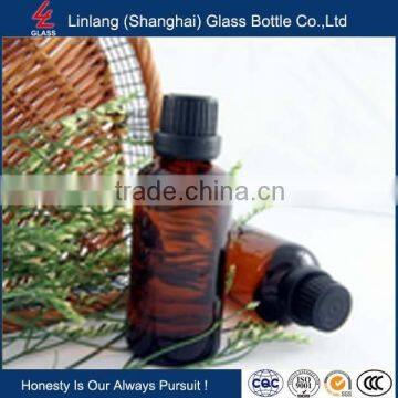 Import glass material 20ml personal care oil use bottle