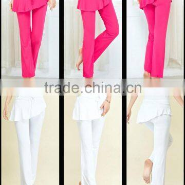 2015 Fashion New Design 100% Cotton Sexy Yoga Wear for Women/custom Yoga Pants/girls Wearing Yoga Pants photo-3