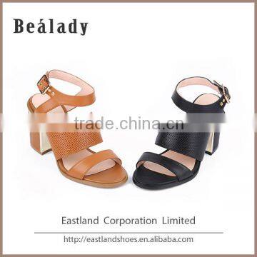 Latest high quality fashion pointy toe slingback women sandals shoes