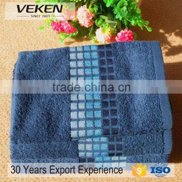 24x7 service top quality cheap blue cotton beach towel