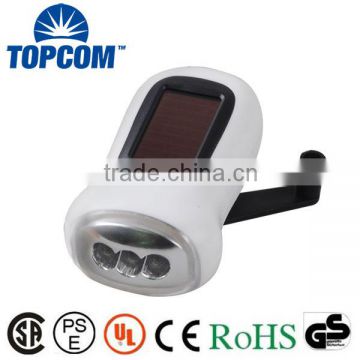 TP-PH005 Rechargeable Dynamo Solar LED Logo Torch