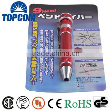 screwdriver pen 9 Head screwdriver set pen shape                        
                                                Quality Choice