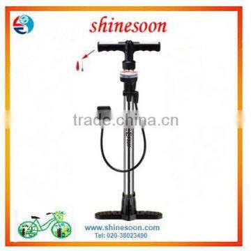 Alumilum bicycle floor pump , bicycle pump with high pressure