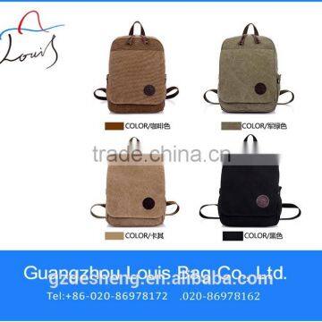 2015 guangzhou louis new style canvas backpack