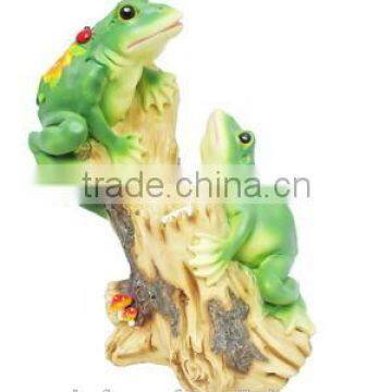 Top Collection Enchanted Story Fairy Garden Solar Frog