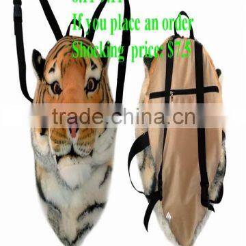 2016 new backpack tiger lion head