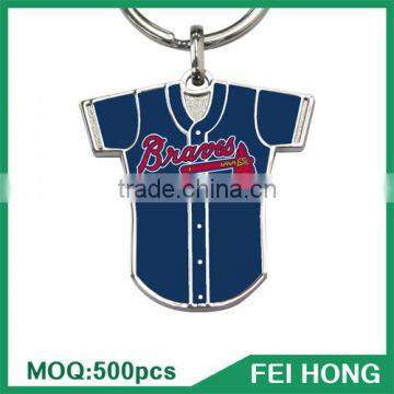 Wholesale bulk sports jersey baseball souvenir blank keychain