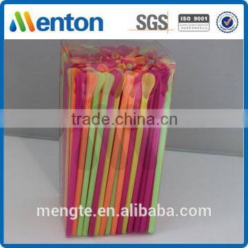 yiwu mengte funny drinking straw with spoon